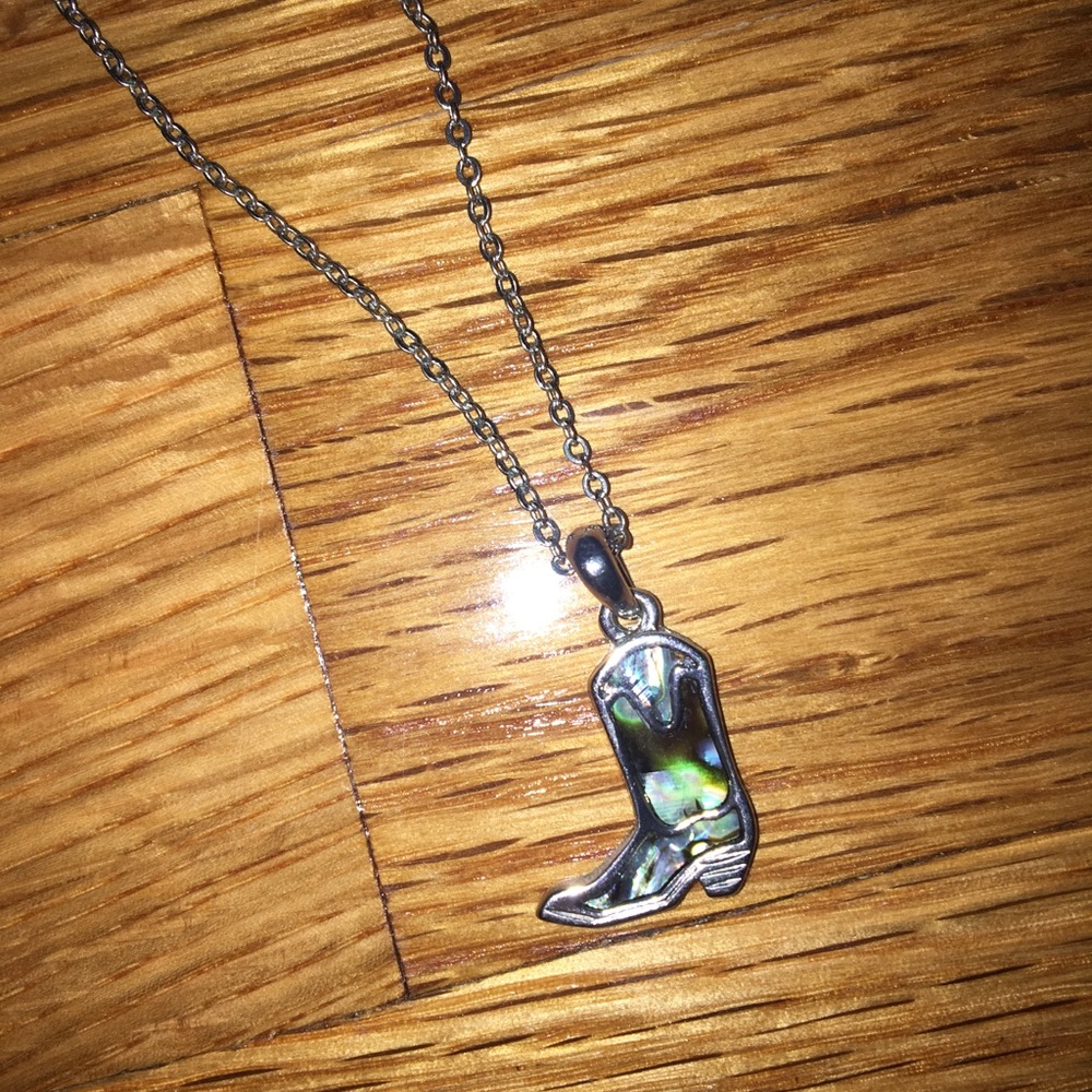 COWBOY BOOT NECKLACE